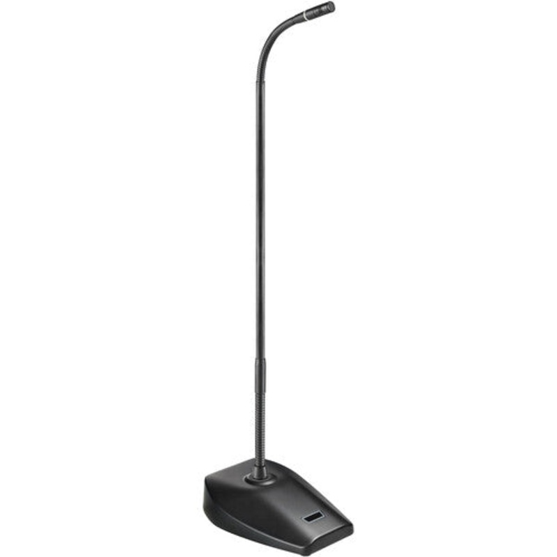 Audio-Technica ES925 Hypercardioid Condenser Microphone w/Gooseneck, Desk Stand Power Module & TA5F – 18.1″