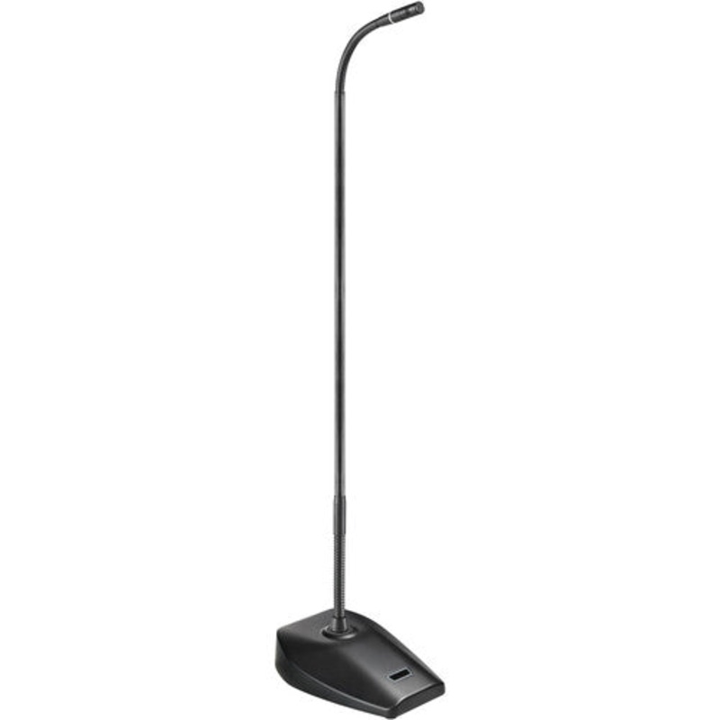 Audio-Technica ES925 Hypercardioid Condenser Microphone w/Gooseneck, Desk Stand Power Module & TA5F – 21.1″