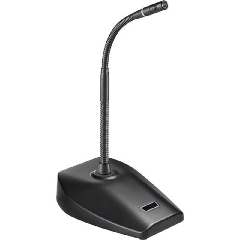 Audio-Technica ES925 Hypercardioid Condenser Microphone w/Gooseneck, Desk Stand Power Module & TA5F – 9.1″