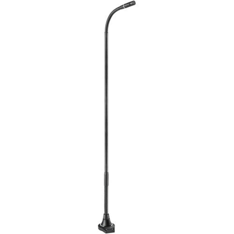 Audio-Technica ES925 Hypercardioid Condenser Microphone w/Gooseneck, Flush-Mount Power Module & 3-Pin XLR – 21.1″