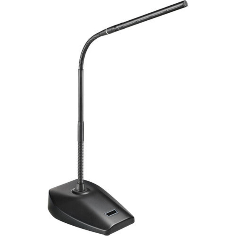Audio-Technica ES925 MicroLine Condenser Microphone w/Gooseneck, Desk Stand Power Module & Unterminated Cable – 12.1″