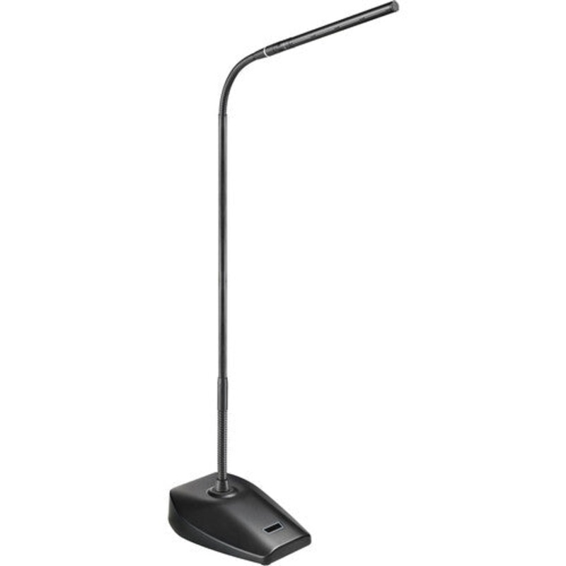 Audio-Technica ES925 MicroLine Condenser Microphone w/Gooseneck, Desk Stand Power Module & Unterminated Cable – 18.1″