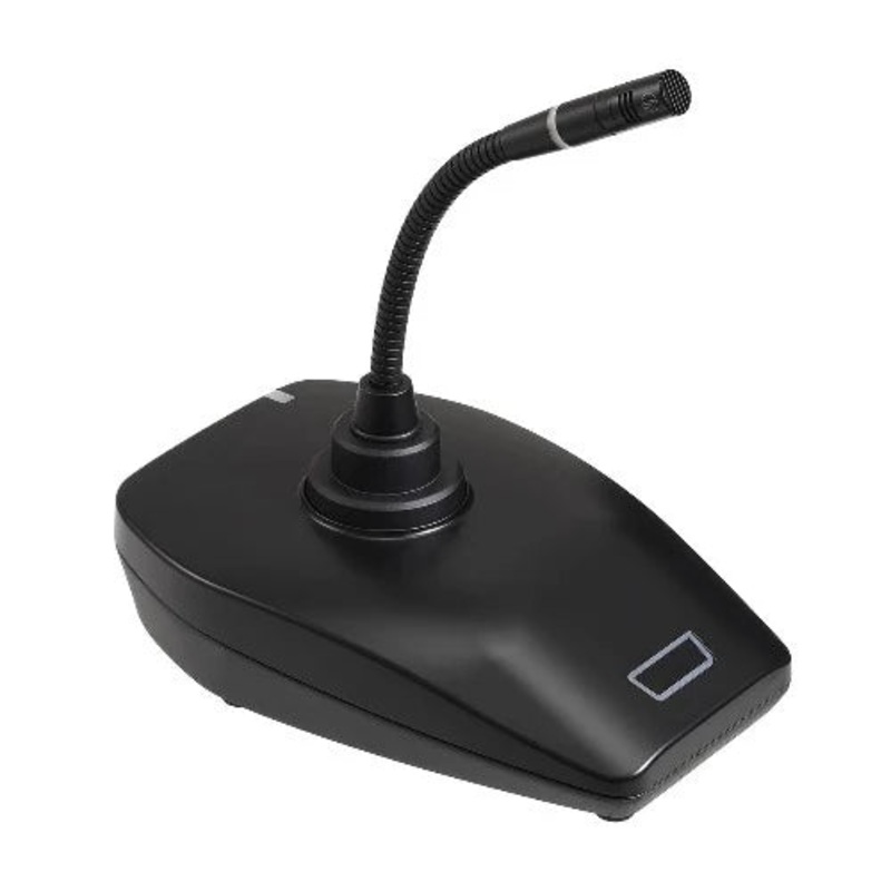 Audio-Technica ESW-T4107/925C6 ESW Desk Stand Transmitter w/ES925 Gooseneck Cardioid Microphone – 6″