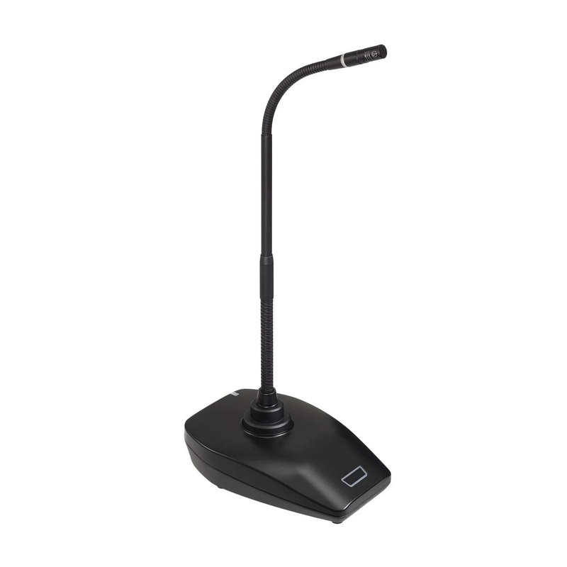 Audio-Technica ESW-T4107/925H15 ESW Desk Stand Transmitter w/ES925 Gooseneck Hypercardioid Microphone – 15″