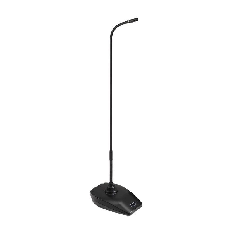 Audio-Technica ESW-T4107/925H24 ESW Desk Stand Transmitter w/ES925 Gooseneck Hypercardioid Microphone – 24″