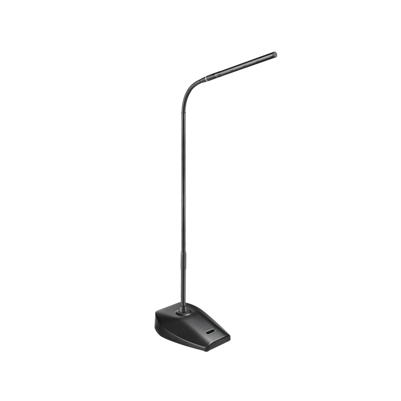 Audio-Technica ESW-T4107/925ML18 ESW Desk Stand Transmitter w/ES925 Gooseneck Microline Microphone – 18″