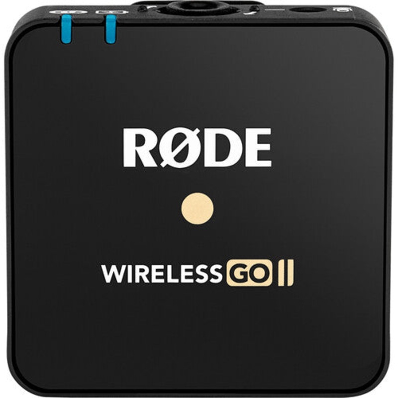Rode WIRELESS GO II TX Transmitter/Recorder for Wireless GO II System – 2.4 GHz (Black)