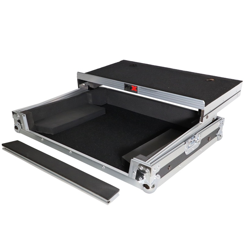 ProX XS-HI500 LT Flight Case – For Hercules DJ Control Inpulse 500 with Glide Sliding Laptop Shelf