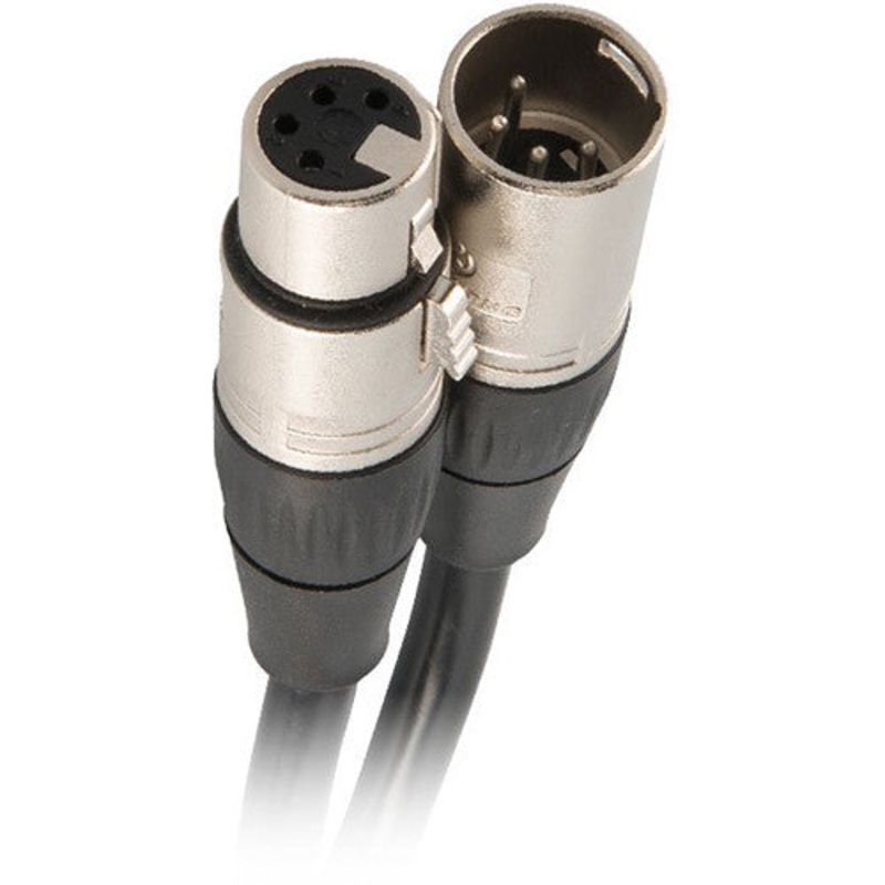 Chauvet Professional 4PIN-XLR-16IN 4-Pin XLR to 4-Pin XLR Extension Cable – 16″