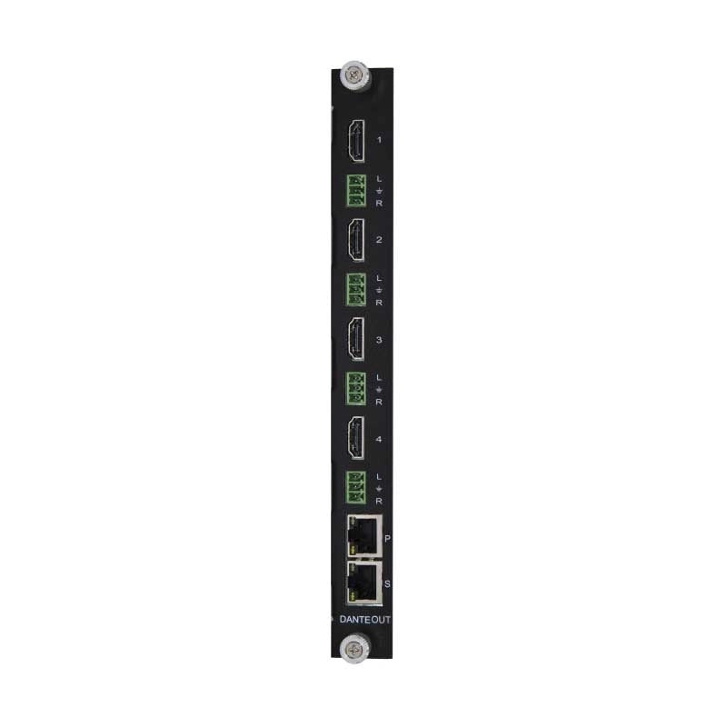 PureLink MAX-AO-DA 4K/60 Dante Audio w/HDMI 2.0 Output Card for Media Axis