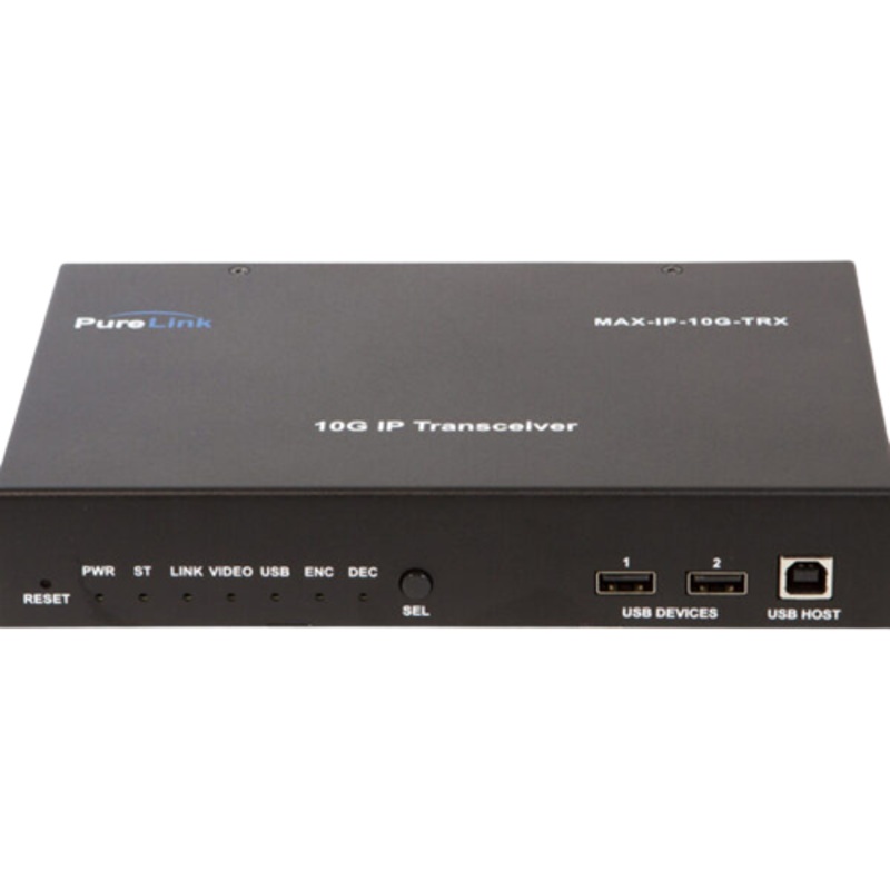 PureLink MAX-IP-TRX 10G CAT/Fiber IP Transceiver for Media Axis