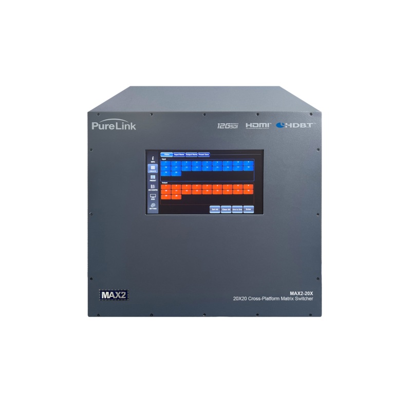 PureLink MAX2-20X 2020 Media Axis 2 4K60 Cross Platform Matrix Switcher Frame