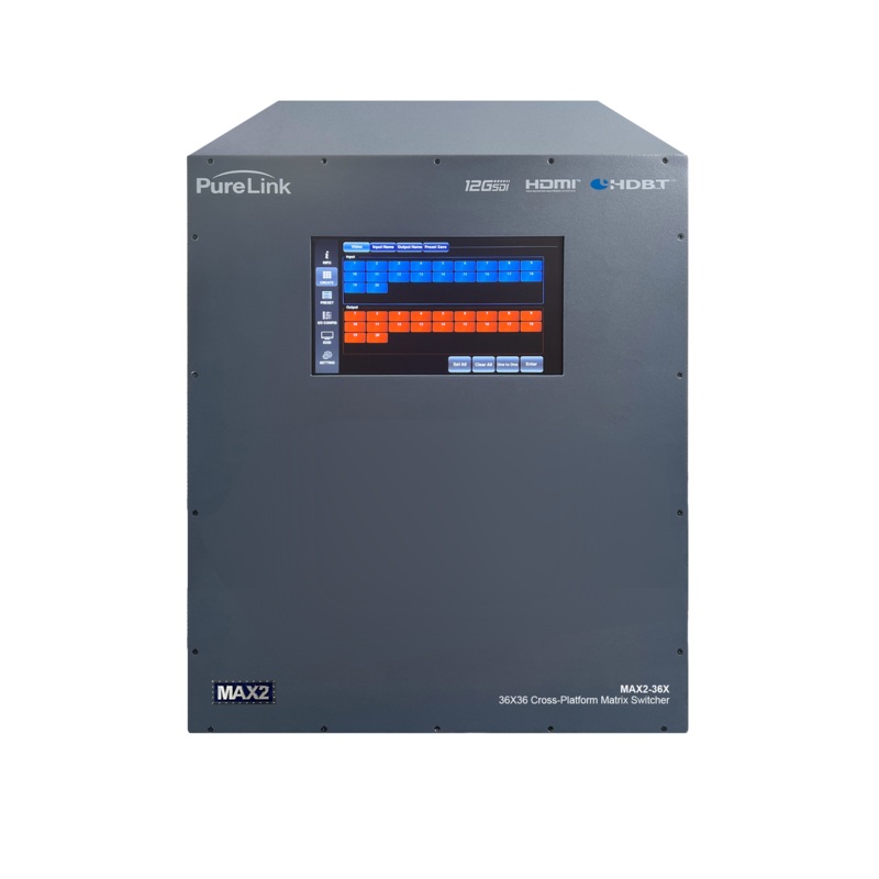 PureLink MAX2-36X 3636 Media Axis 2 4K60 Cross Platform Matrix Switcher Frame