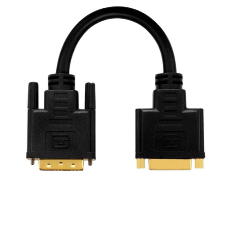 PureLink PI070 DVI Male to DVI Female Port Saver Adapter w/TotalWire Technology