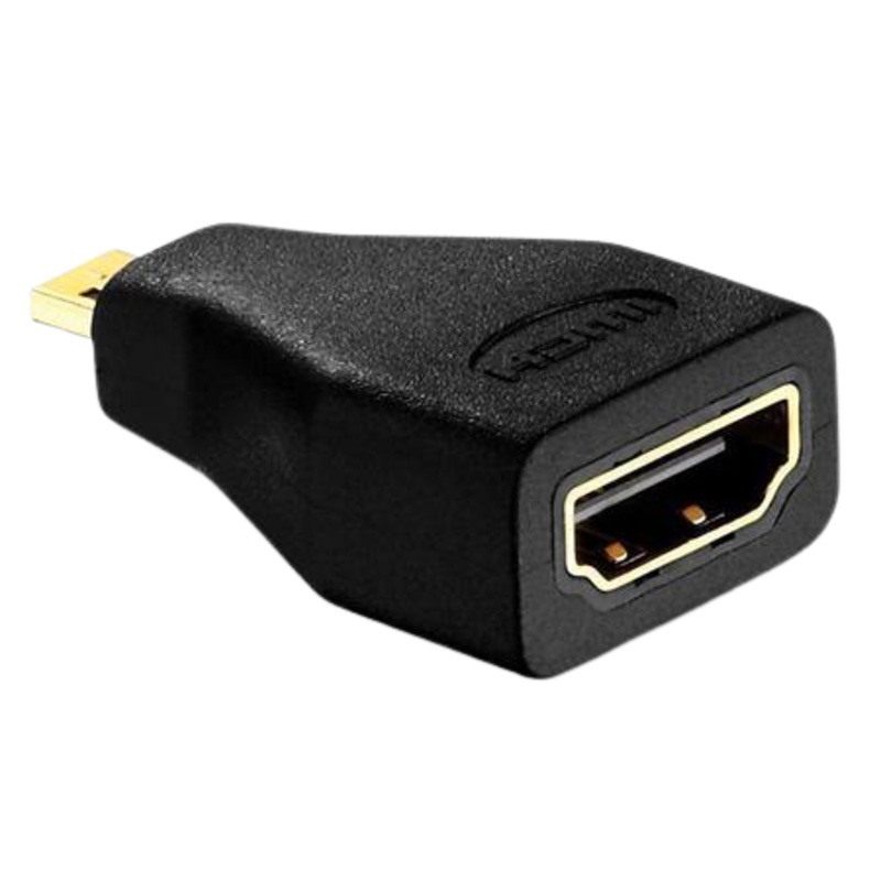 PureLink PI080 Micro HDMI Male to HDMI Female Port Saver Adapter w/TotalWire Technology