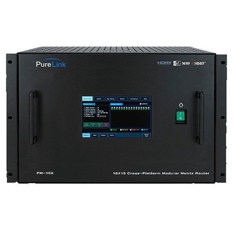 PureLink PM-16X 16×16 PureMedia Matrix Switcher