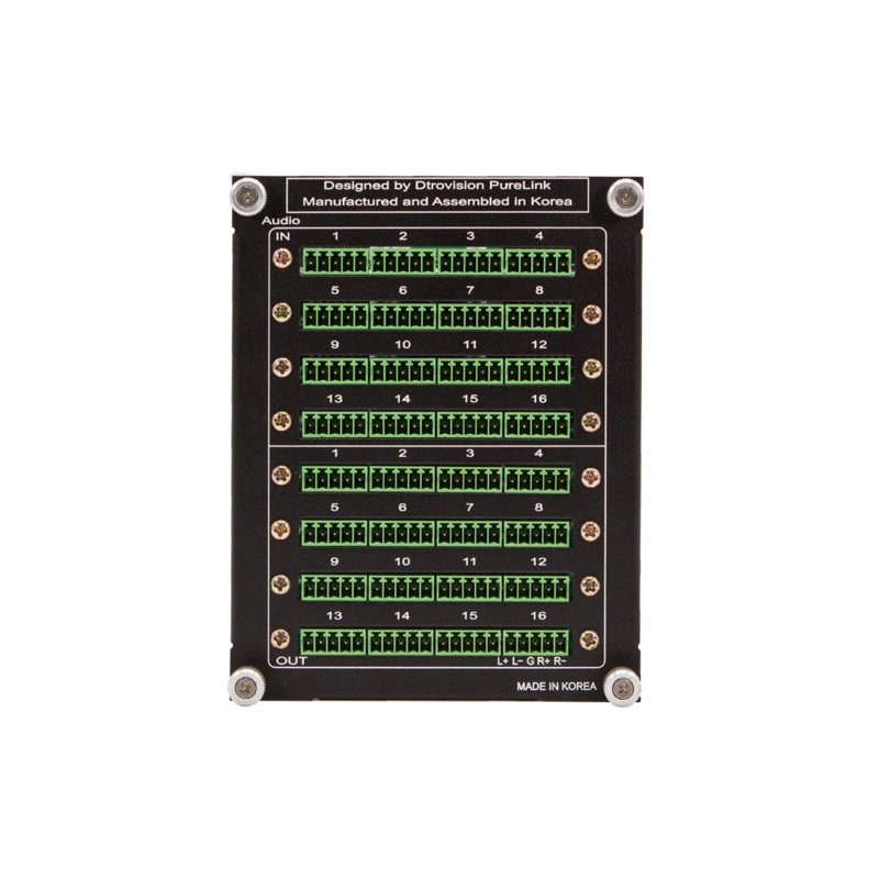 PureLink PM-16X-AD Custom Balanced/Unbalanced Audio Matrix Switching Add-on