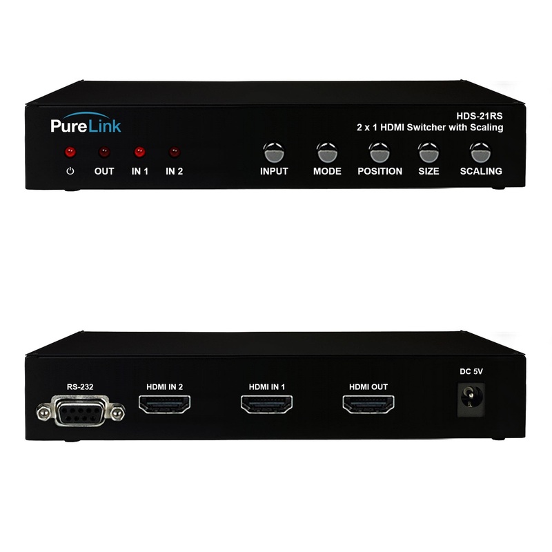 PureLink HDS-21RS 21 HDMI Switcher w/Scaling