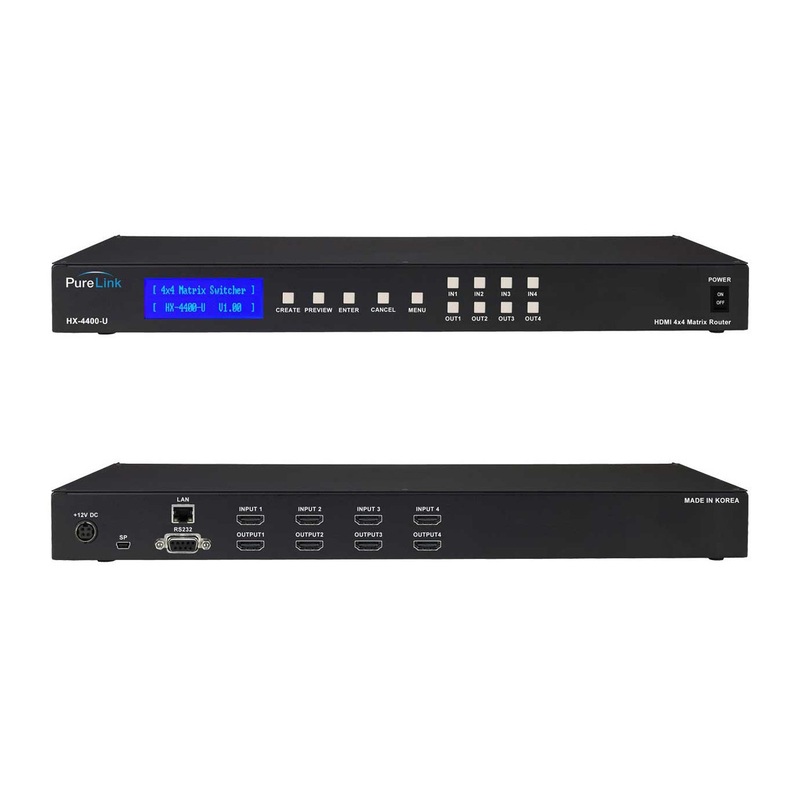 PureLink HX-4400-U 44 Ultra HD/4K HDMI Matrix Switcher