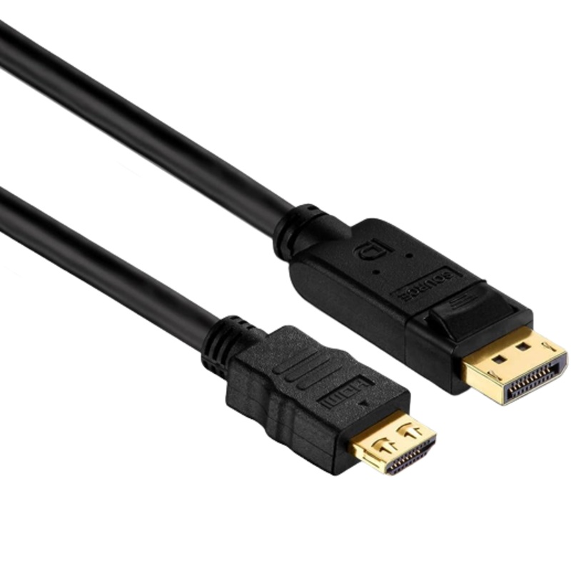 PureLink PI5100-020 PureInstall DisplayPort to HDMI Cable w/TotalWire Technology & Secure Lock – 2m