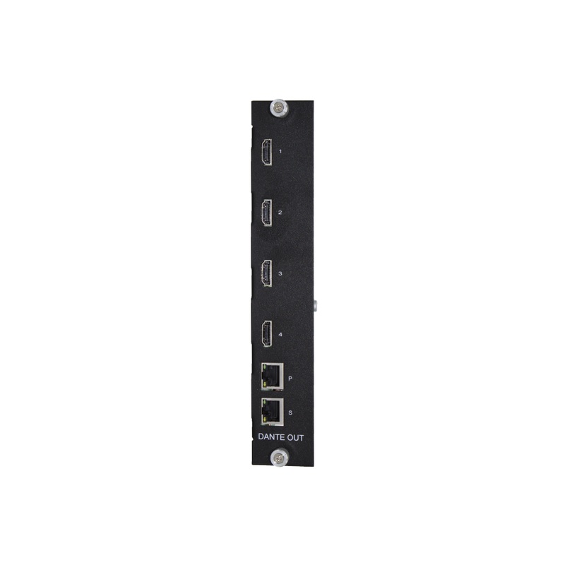 PureLink PM-HOS4-DA-U 4K Dante Audio w/HDMI Output Card for PM Switchers