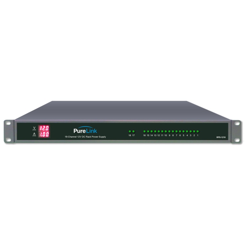 PureLink RPS-1218 18-Channel 12VDC Rack Power Supply