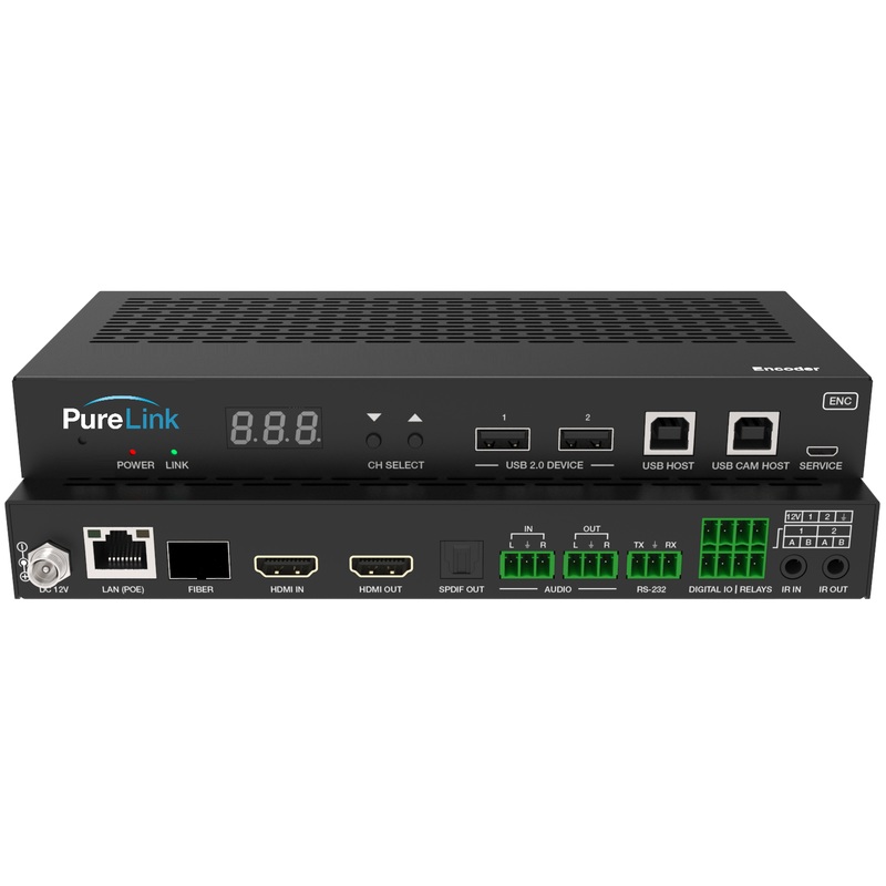 PureLink VIP-400-E 4K60 HDMI & USB/KM CAT & Fiber AV Over IP Encoder