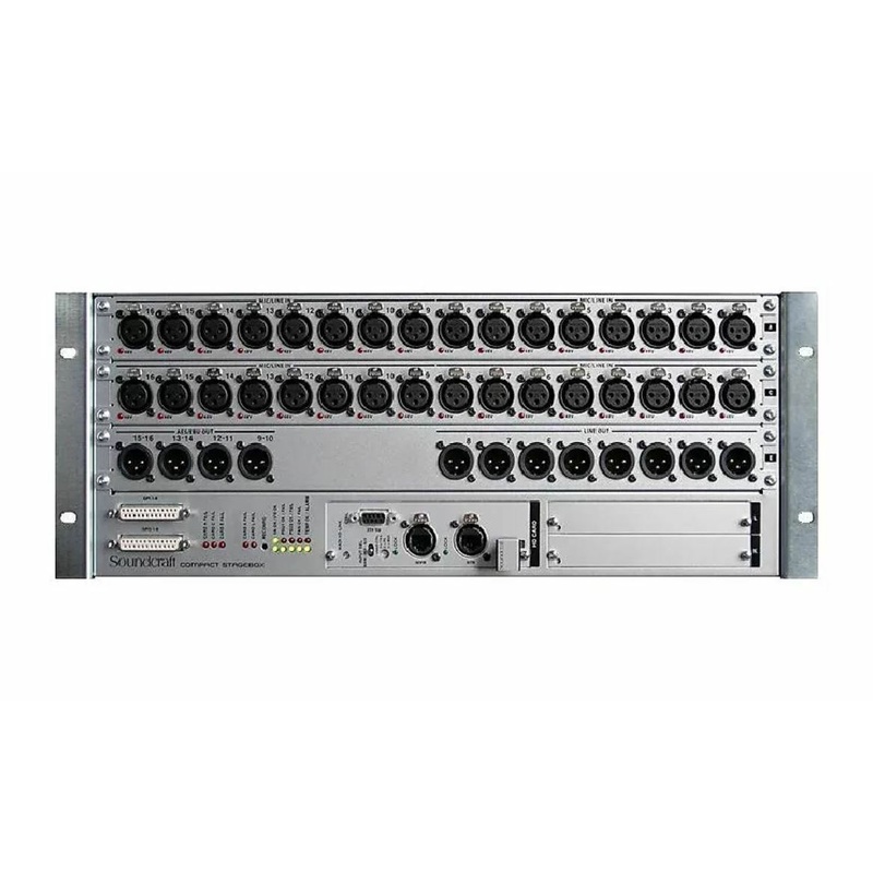 Soundcraft 5031234 Stagebox Console 32 Inputs/16 Analog Outputs CAT5 Vi