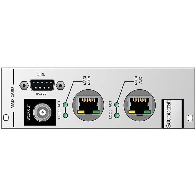 Soundcraft RS2562SP Single Mode Optical Madi 64 Input 64 Output Channel Card