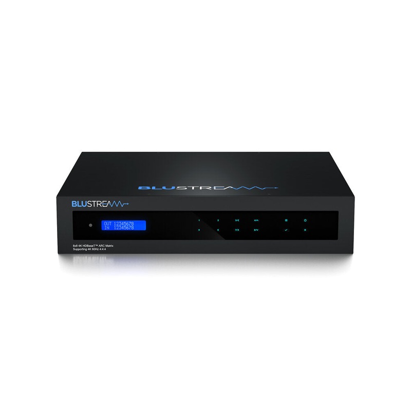 Blustream HMXL88ARC 8×8 4K HDMI/HDBT Matrix – 70m