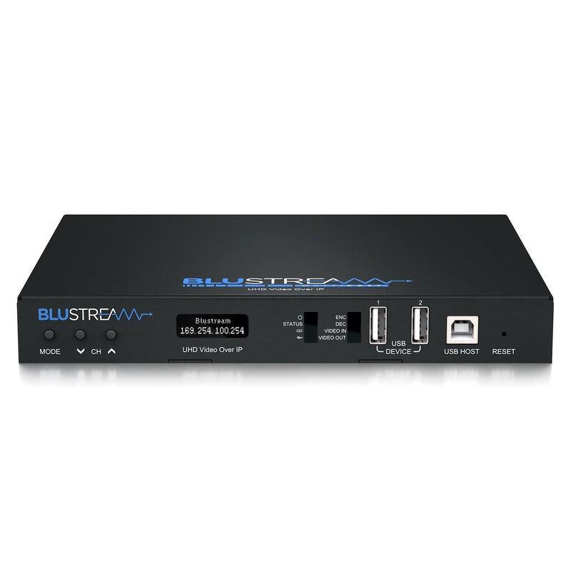 Blustream IP500UHD-TZ 4K60 18Gbps AVoIP Transceiver Over 10Gb Network