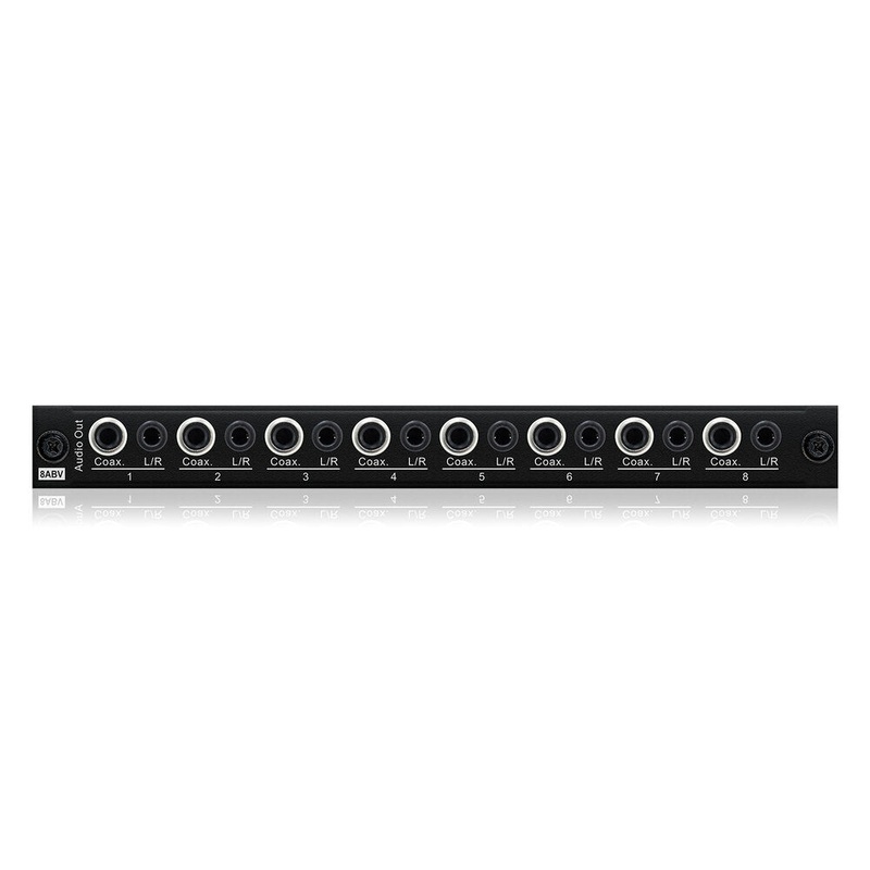 Blustream PRO-8ABV Custom Pro Control Board – 8x Audio Breakout – Line Lev