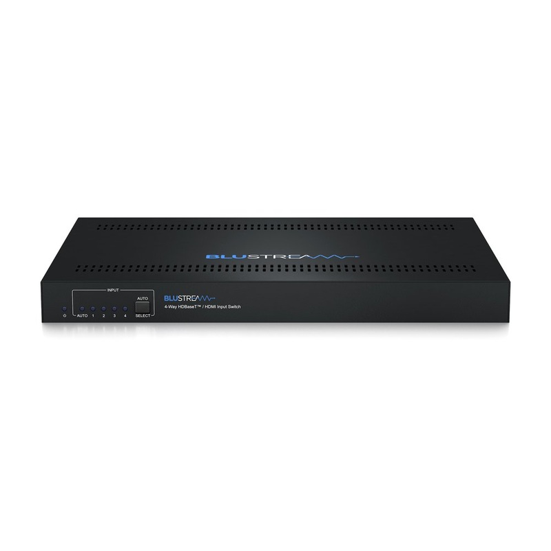Blustream SW41HDBT 4×1 4K HDMI/HDBT Input Switch With Audio Breakout