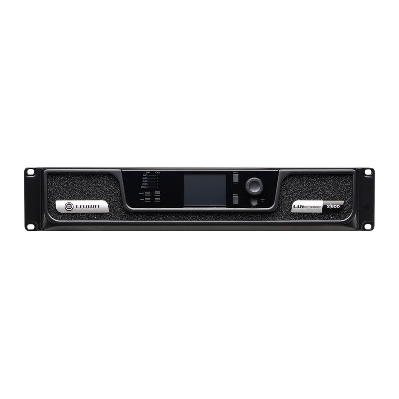 Crown CDI2X600BL Drivecore 2-Channel Amplifier With Analog & Blu Link Input (600W)