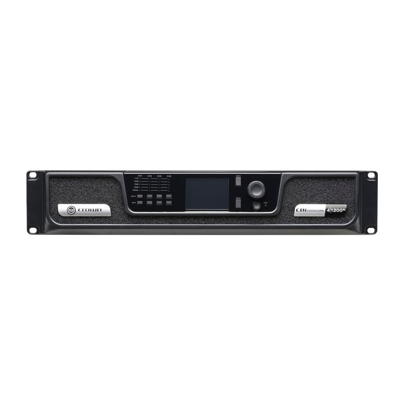 Crown CDI4X1200BL Drivecore 4-Channel Amplifier With Analog & Blu Link Input (1200W)