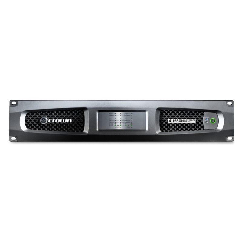 Crown DCI4X1250N 4 Channel 1250W @ 4 Power Amplifier With BLU Link 70V/100V