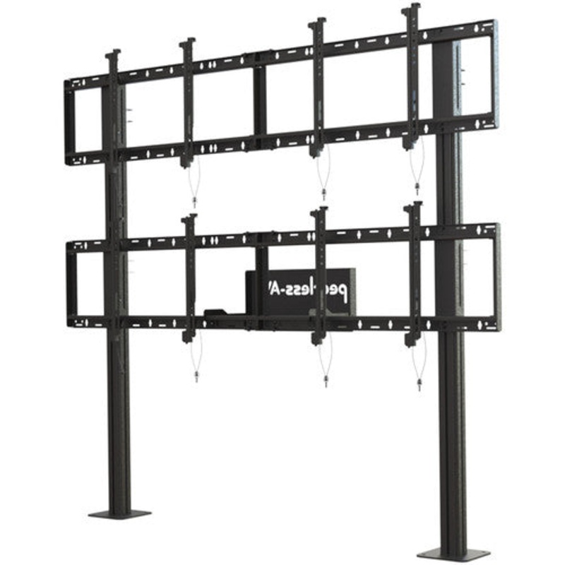 Peerless-AV DS-S560-2X2 Modular Video Wall Pedestal Mount for 46 to 60″ Displays (2×2 Configuration)