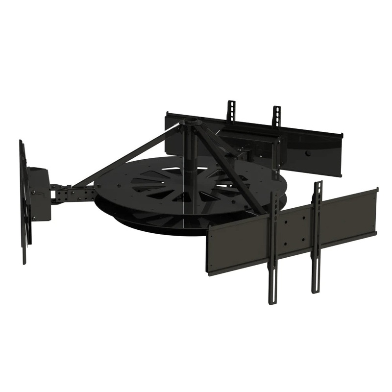 Peerless-AV DST980-3 Multi-Display Ceiling Mount with Three Telescoping Arms for 37 to 80″ Displays