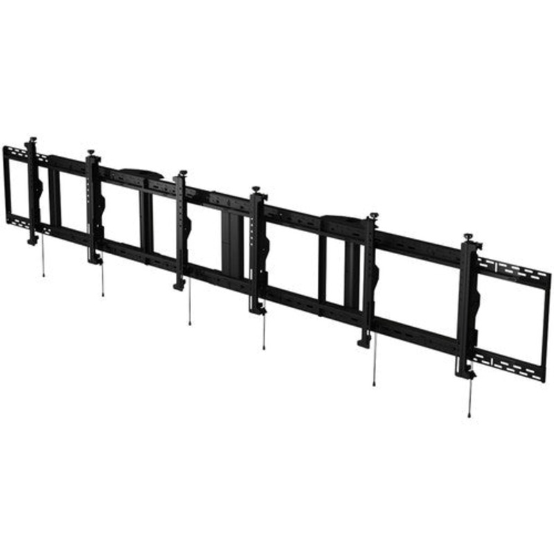Peerless-AV SmartMount Digital Menu Board Ceiling Mount w/8-Point Adjustment for 40 to 42″ Displays (3×1 Configuration)
