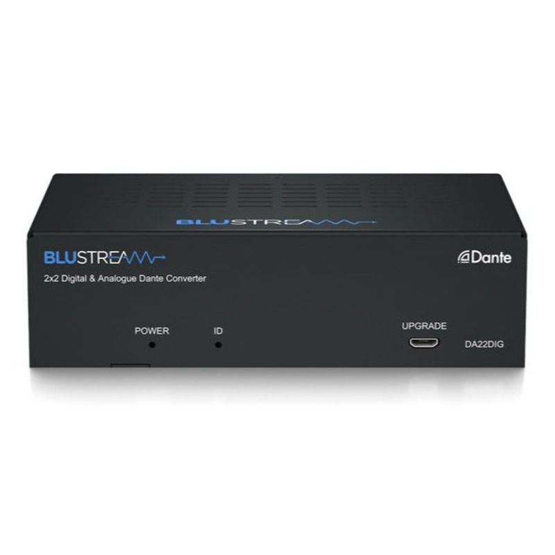 Blustream DA22DIG 2×2 Dante Audio Converter