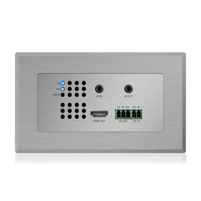 Blustream HEX11WP-RX-US HDBT 4K60 Wall Plate Receiver – 70m