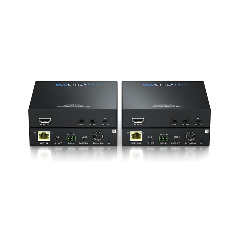 Blustream HEX18G-KIT Advanced HDBT 4k Extender Kit – 100m