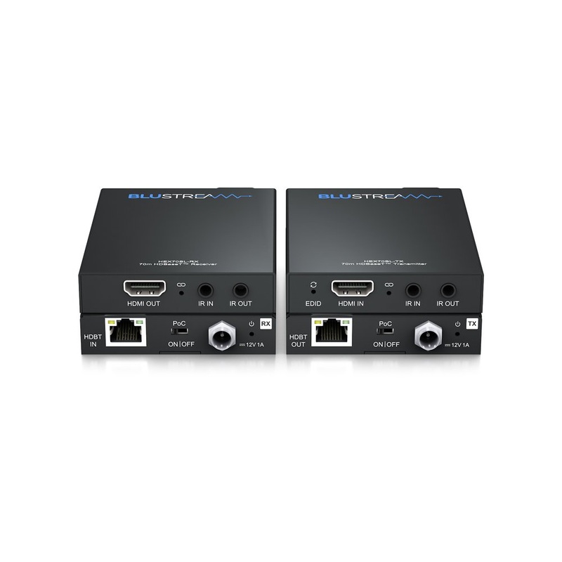 Blustream HEX70SL-KIT Slimline HDBT HD Extender Kit – 70m