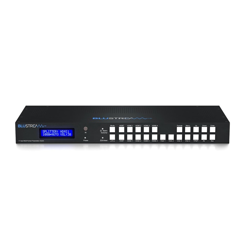 Blustream MFP112 11 Input 2 Output Multi-Format Presentation Switcher