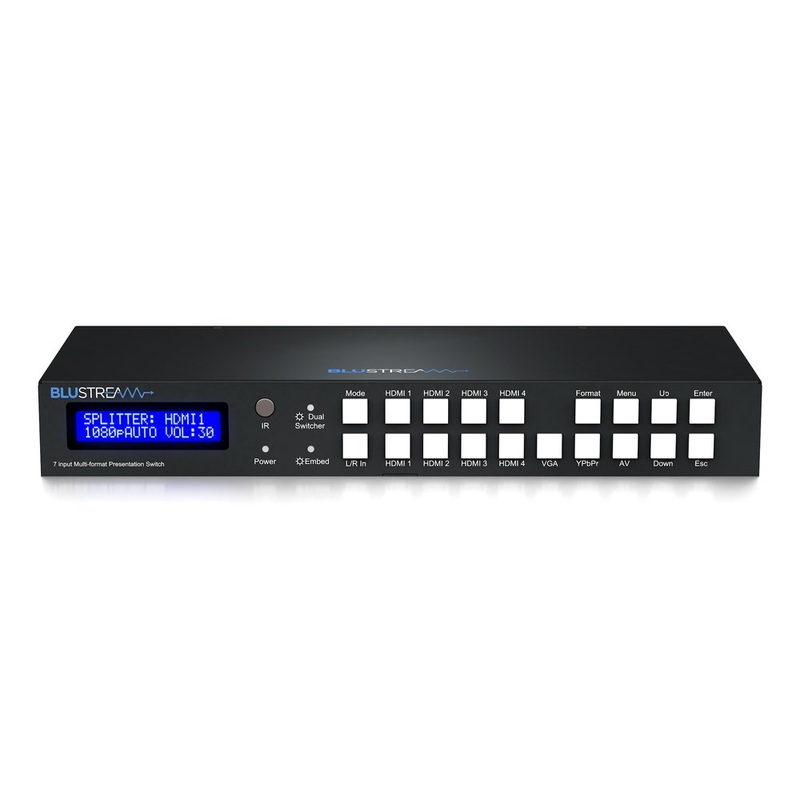 Blustream MFP72 7 Input 2 Output Multi-Format Presentation Switch
