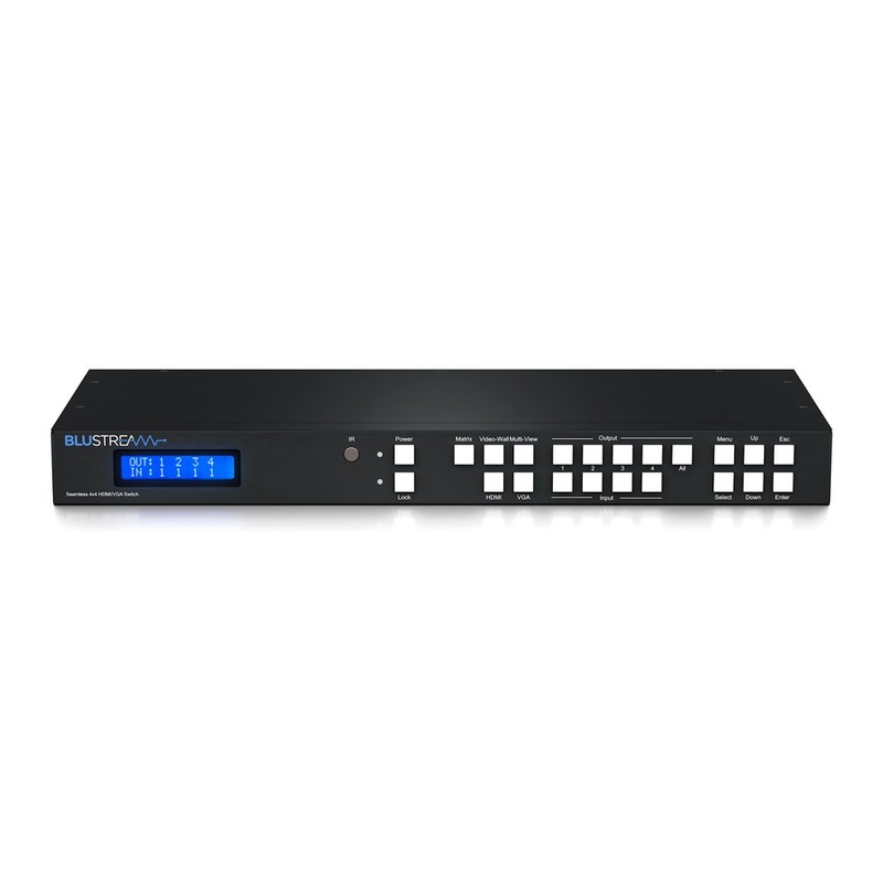 Blustream MX44VW 4×4 Seamless HDMI Matrix With Video Wall & Multi-View