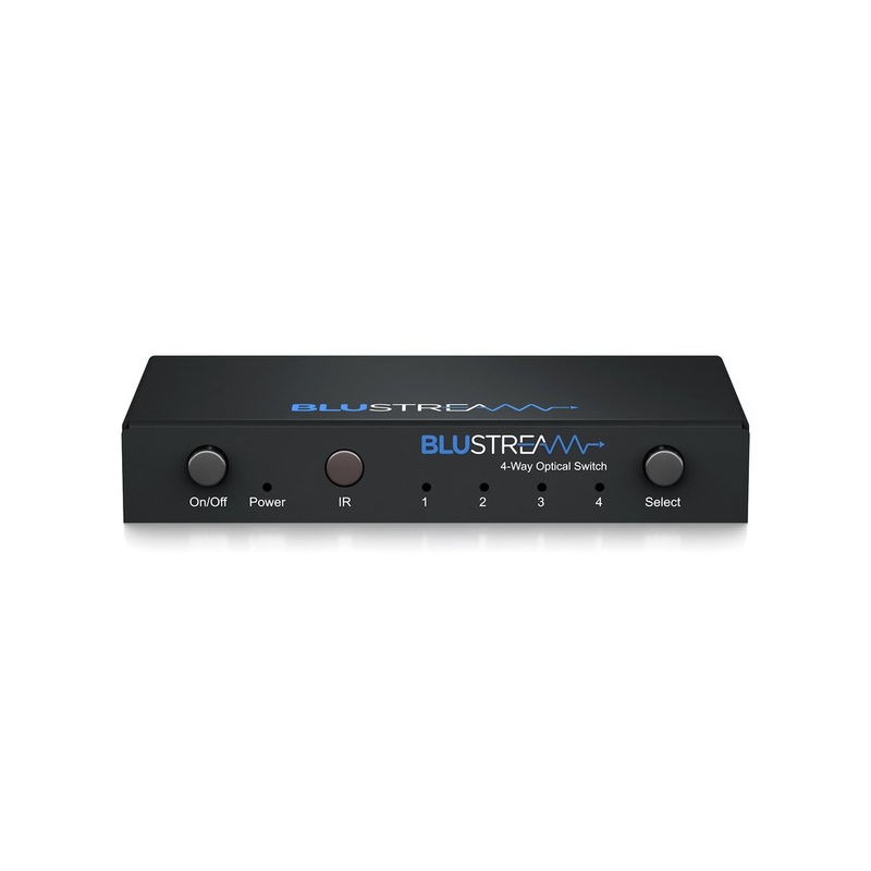 Blustream OPT41AU 4-Way Optical Switch With Built-in DAC and Audio Conversion