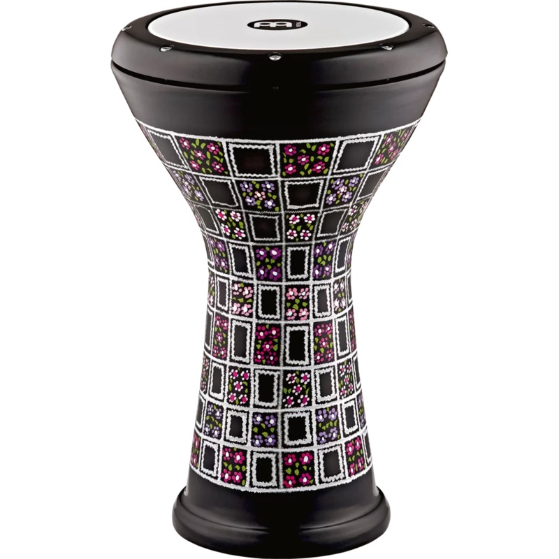 Meinl HE-3039 Aluminum Series Hand Engraved Doumbek (Painted Floral) – 8.5″