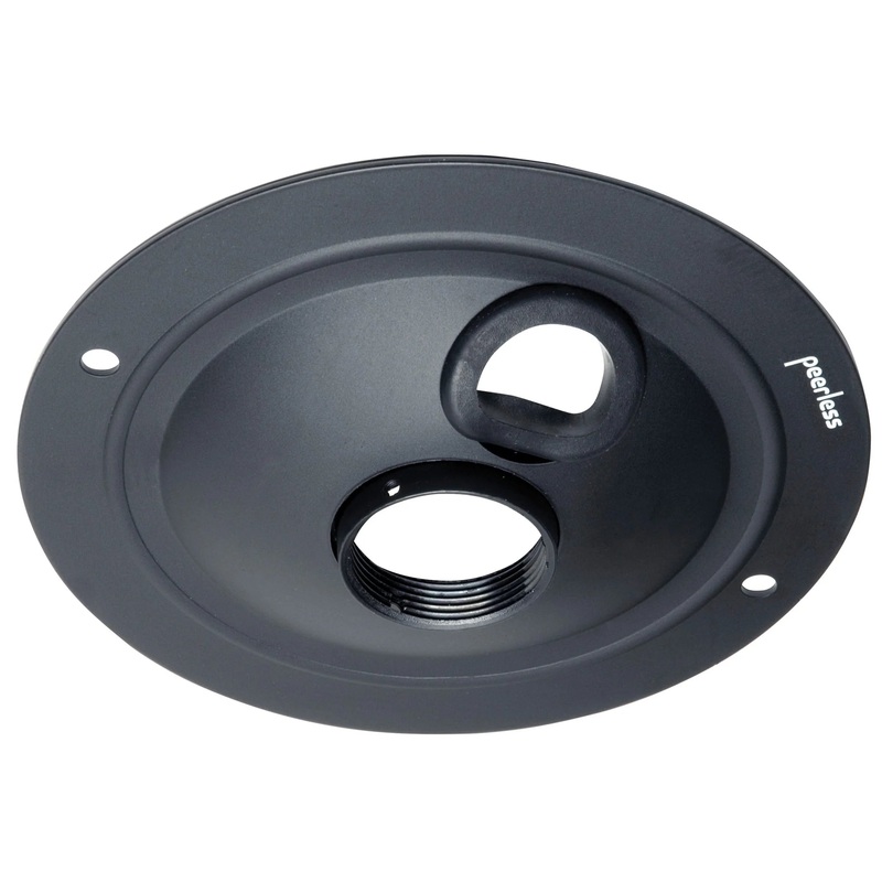 Peerless-AV ACC570 Round LCD/Projector Ceiling Plate (Black)