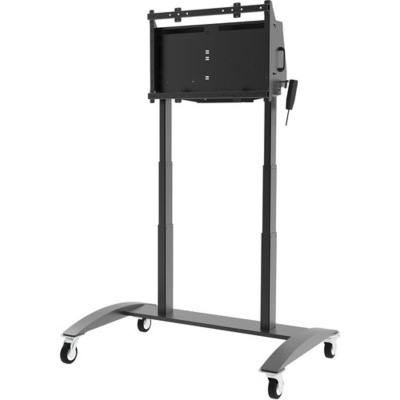 Peerless-AV SR598ML3 SmartMount Motorized Height-Adjustable 42-86″ Flat Panel Cart (Black)
